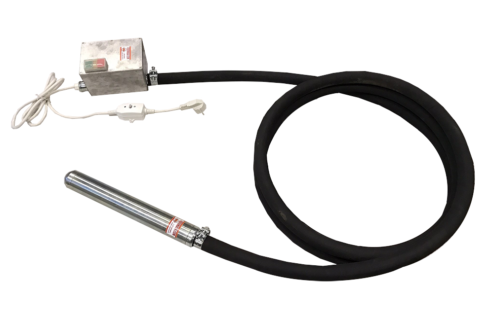 Вибратор глубинный ВИБРОМАШ ВИ-60В высокочастотный - [220V / 60 мм / 5-10 м]