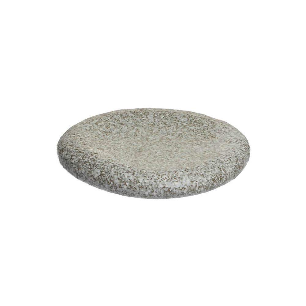 Тарелка 25см Roomers Tableware Pillow серая