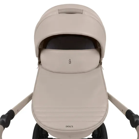 Коляска 2 в 1 SBL Dolce Cream Leather
