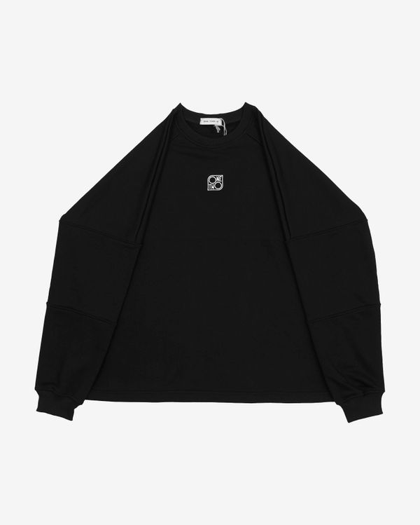 Толстовка Raglan Sweatshirt Logo Black черная - фото 1
