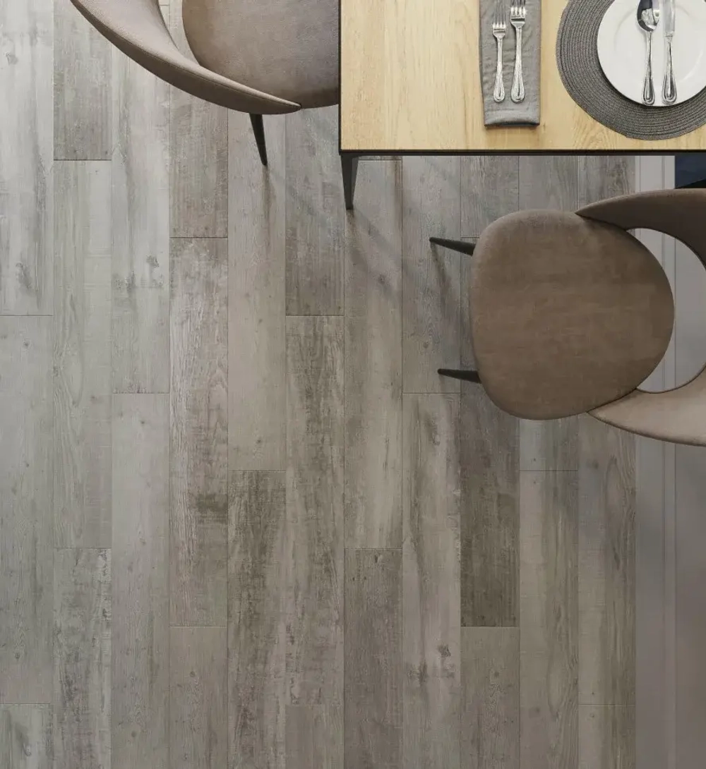 Каменный SPC ламинат AlixFloor City Line Дуб кенийский светло-коричневый