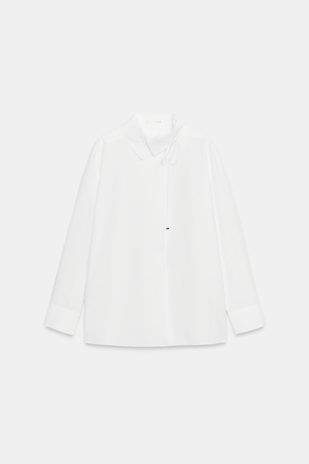 ZARA РУБАШКА ОВЕРСАЙЗ — ZW COLLECTION, БЕЛЫЙ