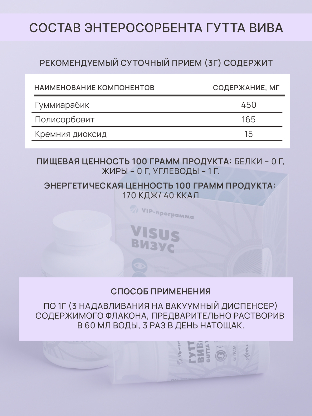 Визус, 120 табл Комплексная поддержка и коррекция зрения