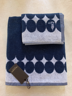 Набор полотенец 2шт Trussardi Fregio Blu