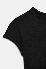 ФУТБОЛКА CROPPED С КОРОТКИМИ РУКАВАМИ — ZARA