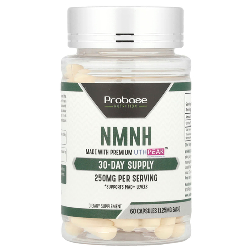 Probase Nutrition, NMNH, 60 капсул (125 мг в каждой капсуле)