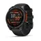 Fenix 8 - 47 мм, AMOLED (серый, черный силиконовый ремешок)