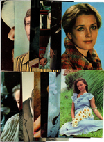 №71 Открытки Артисты и актёры СССР 1970–1980-е г. 25 штук. Цветные, чистые, без повторов