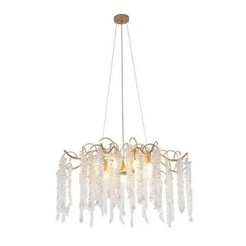 Подвесная люстра 9*E14 4134-9P золото Liana Favourite