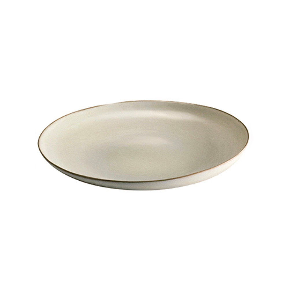 Тарелка обеденная 27х28см Roomers Tide cream L9078-Cream