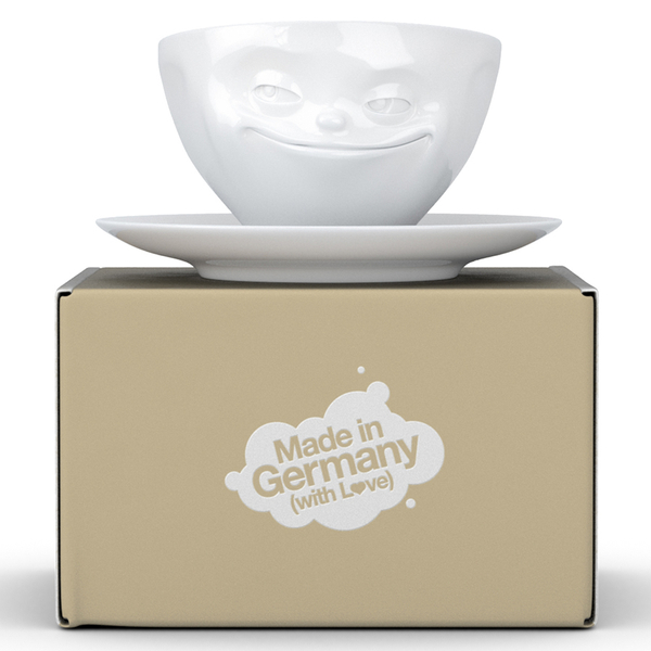 Чайная пара 200мл Tassen Grinning белая