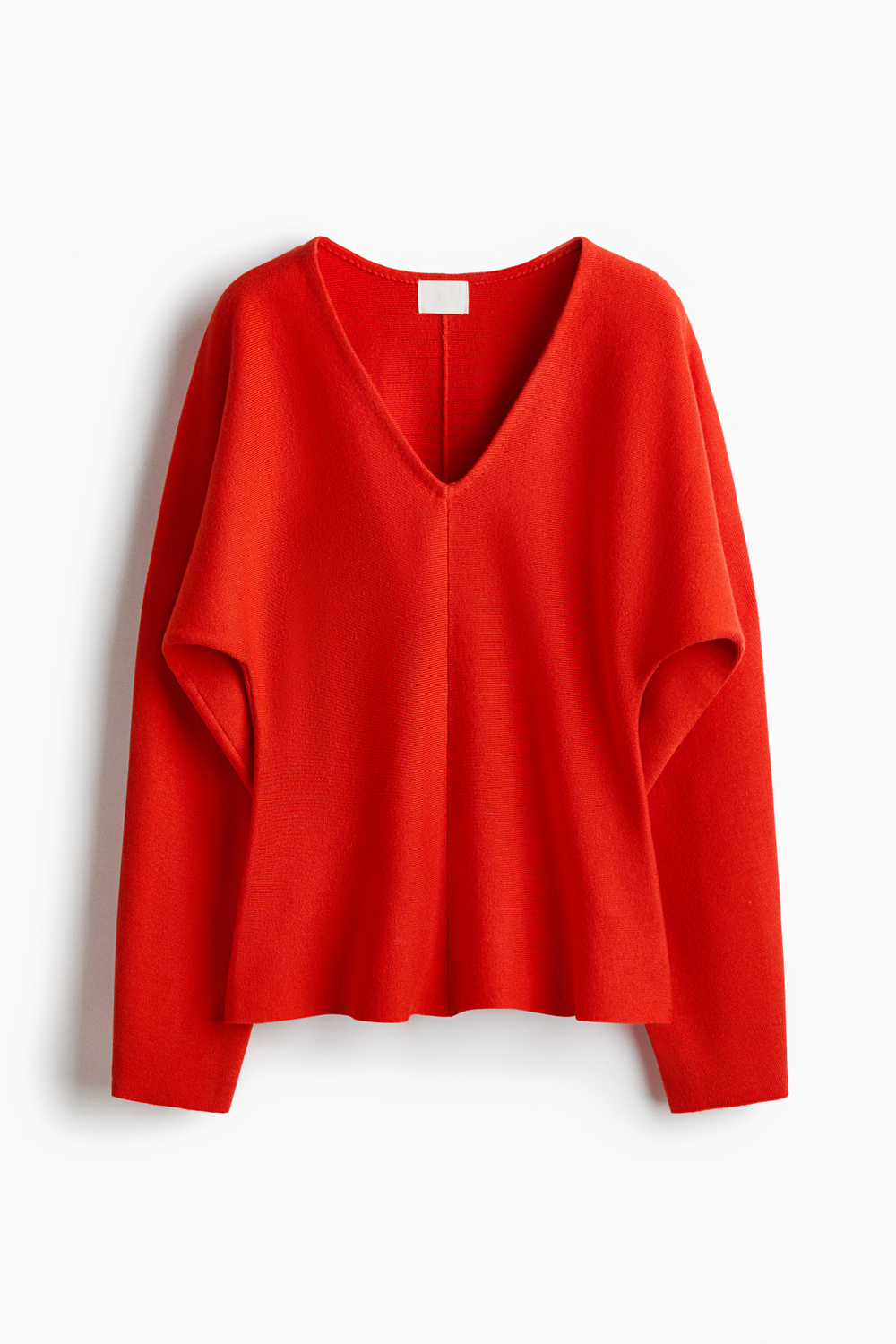 Трикотажный топ с V-образным вырезом - H&M
