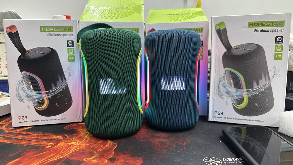 Портативная колонка Hopestar P69, 20Вт, синий