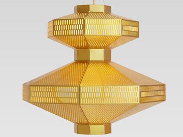Parachilna Ma-Rock T GR Suspension Lamp by Jaime Hayon