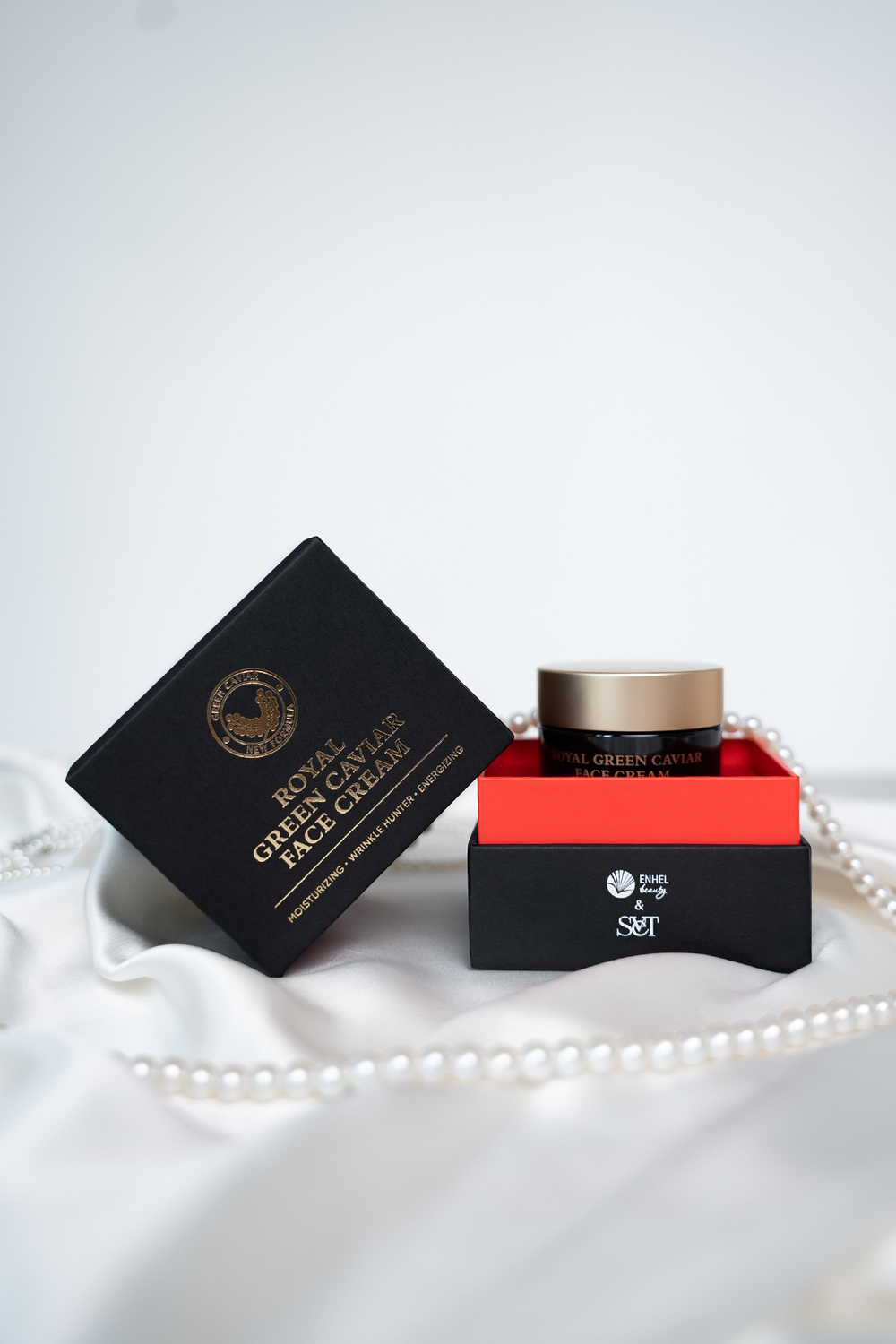 Королевский крем для лица с зеленой икрой Enhel Beauty (ROYAL GREEN CAVIAR FACE CREAM)