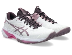 Женские теннисные кроссовки Asics Solution Speed FF 4 - white/dusty mauve