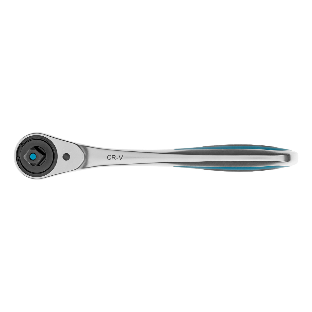 Набор торцевых головок, трещотка 120 зубьев, 1/2", CrV, 36 предметов Gross
