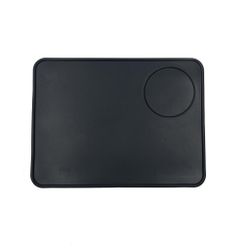 Силиконовый мат коврик для кофейных аксессуаров 20*15 см черный P.L. Barbossa