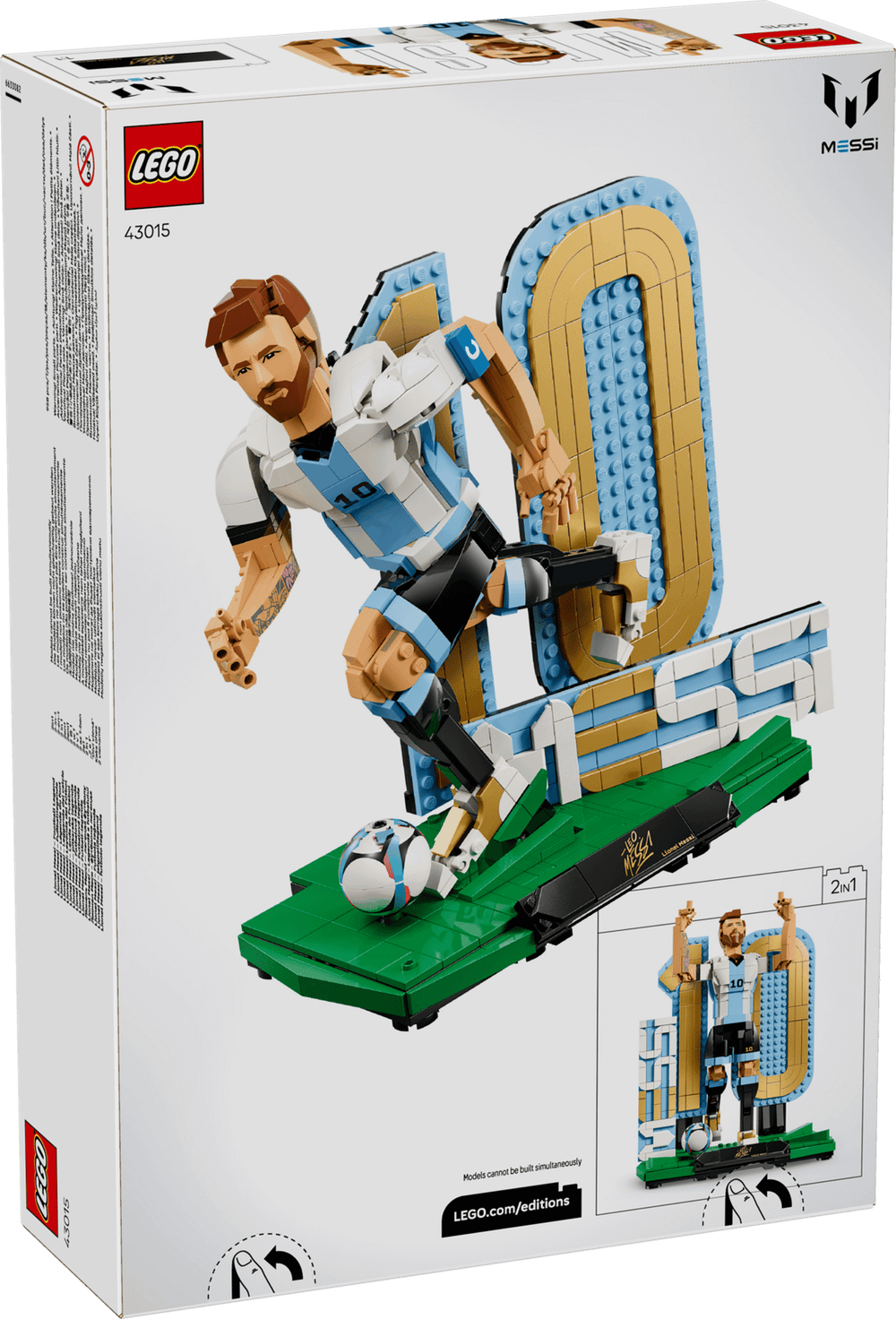 Конструктор LEGO Editions 43015 Lionel Messi – Soccer Legend