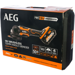 Бесщеточная угловая шлифмашина AEG BEWS18-125BL-0 4935464414
