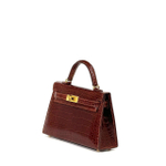 Сумка Hermes из кожи крокодила 20 см