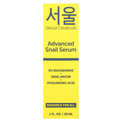 SeoulCeuticals, улучшенная сыворотка с муцином улитки, 30 мл (1 жидк. унция)