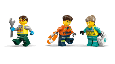 Конструктор LEGO City 60505 Airplane, Service Truck & Hovercraft Remix