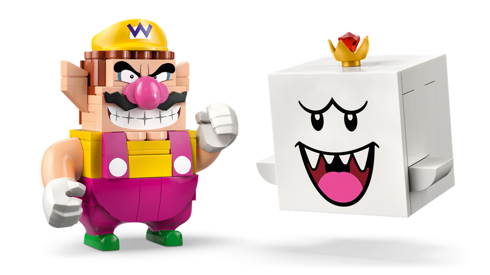 Конструктор Лего Супер Марио Mario Kart Варио и Король Бу 72038 | LEGO Super Mario Kart Wario & King Boo  512 деталей 8+