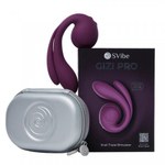 Вибратор с тройной стимуляцией SVibe Snail GIZI Pro виноградный (фиолетовый)