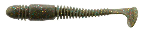Виброхвосты съедобные LJ Pro Series TIOGA 2.4in (6,2 см), цв. F08, 9 шт.