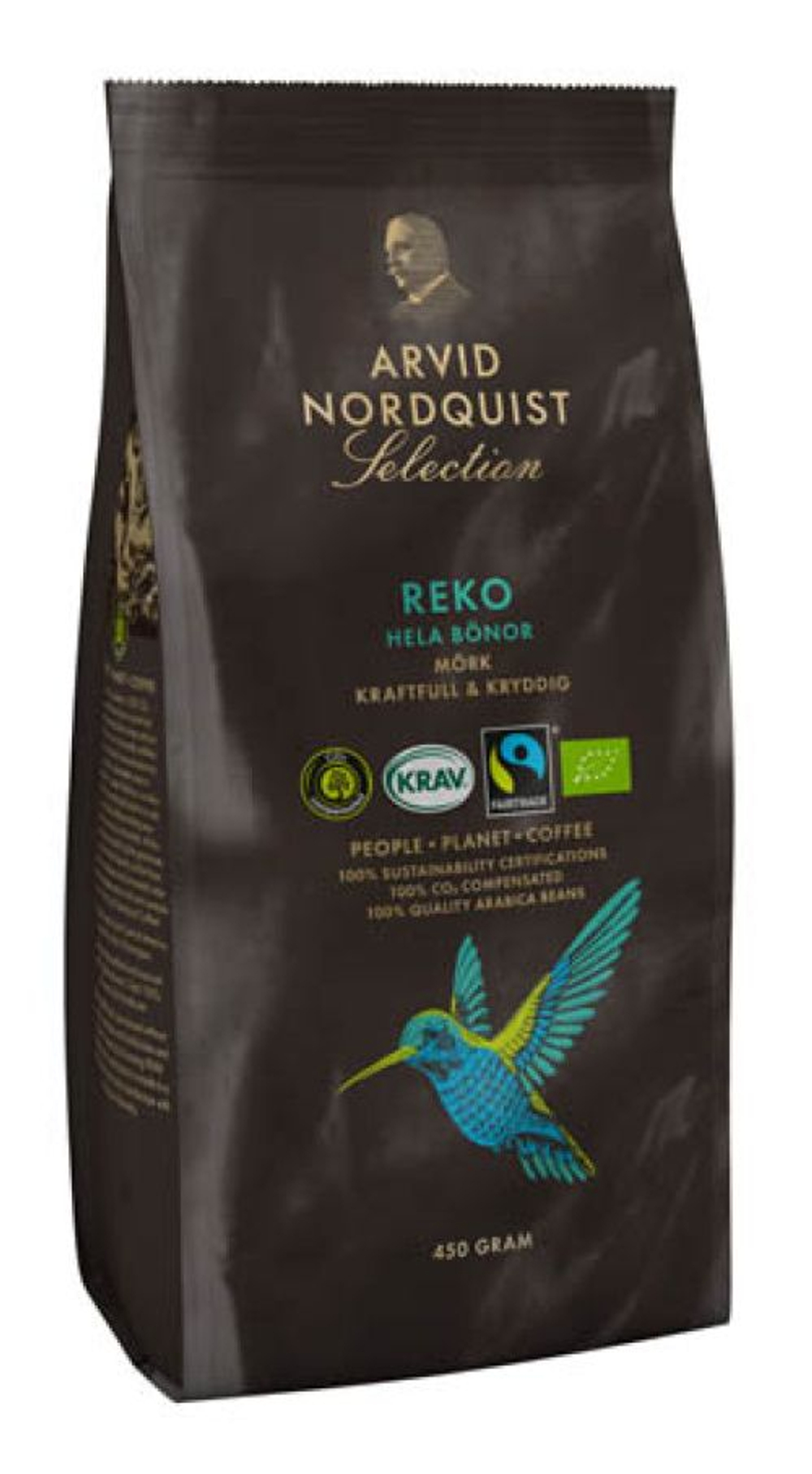 Arvid Nordquist Кофе в зернах Reko, экстра темной обжарки, 450 г (Из Финляндии)