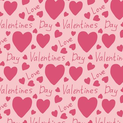 сердечки и надписи Love и Valentines Day. дудлы