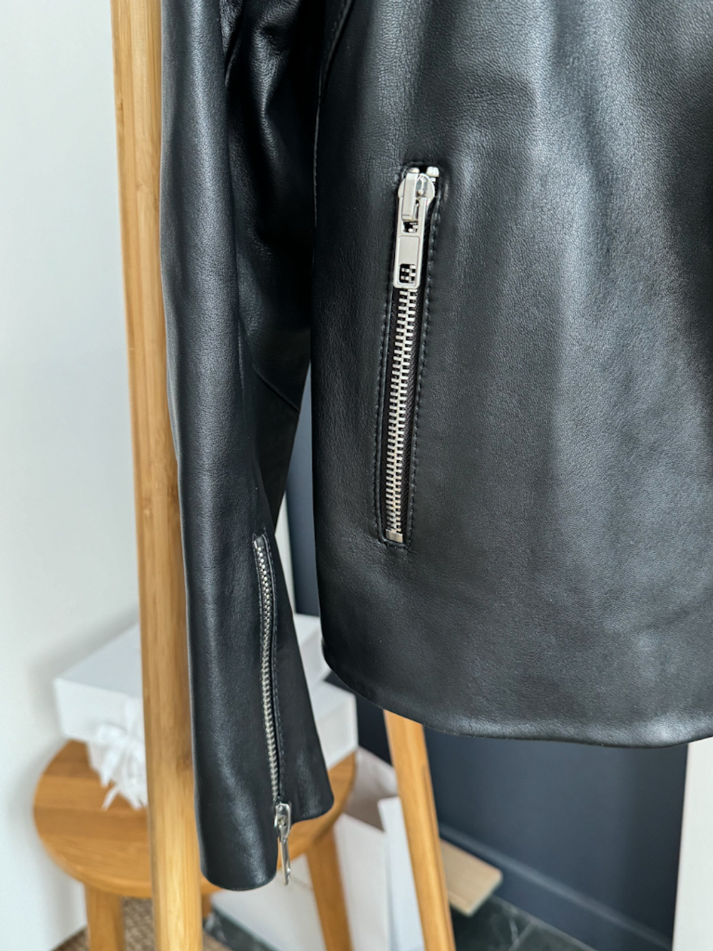 Кожаная куртка Sandro, Xs