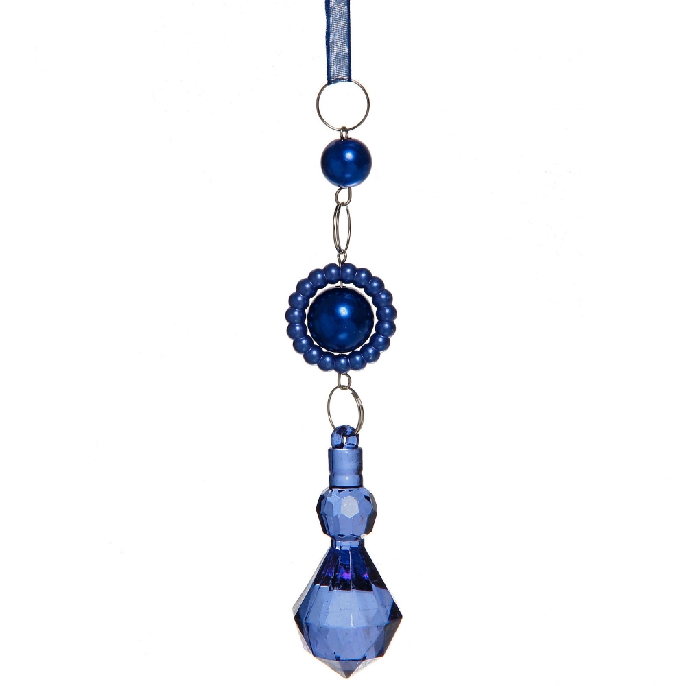 Подвеска «Жемчужный бриллиант» 14 см, Сапфир (118)