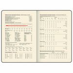 Ежедневник датированный 2025 А5 138x213 мм, BRAUBERG "Optimal", под кожу, резинка-фиксатор, держатель для ручки, коричневый, 115895