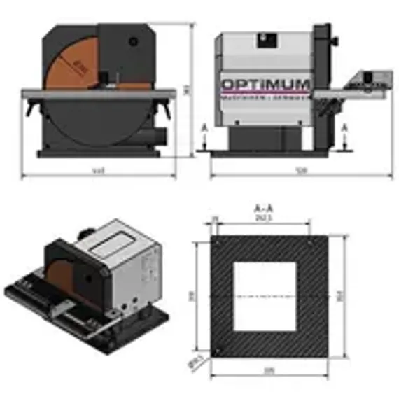 Точильный станок Optimum OPTIgrind GZ 25C