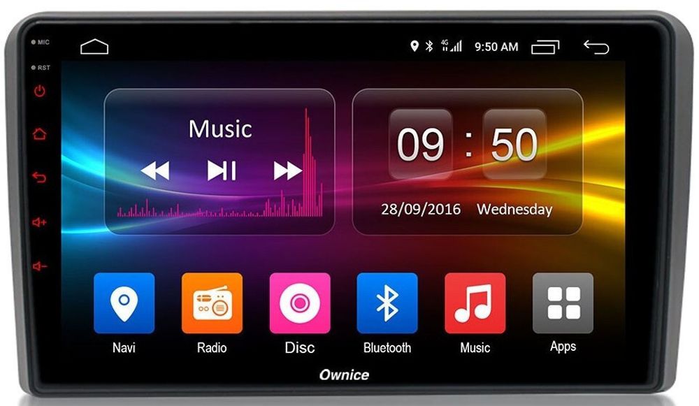 Магнитола для AUDI A3 2003-2012 - Kuberg OL-9968 QLed, Android 12, Быстрая, CarPlay, 4G SIM-слот
