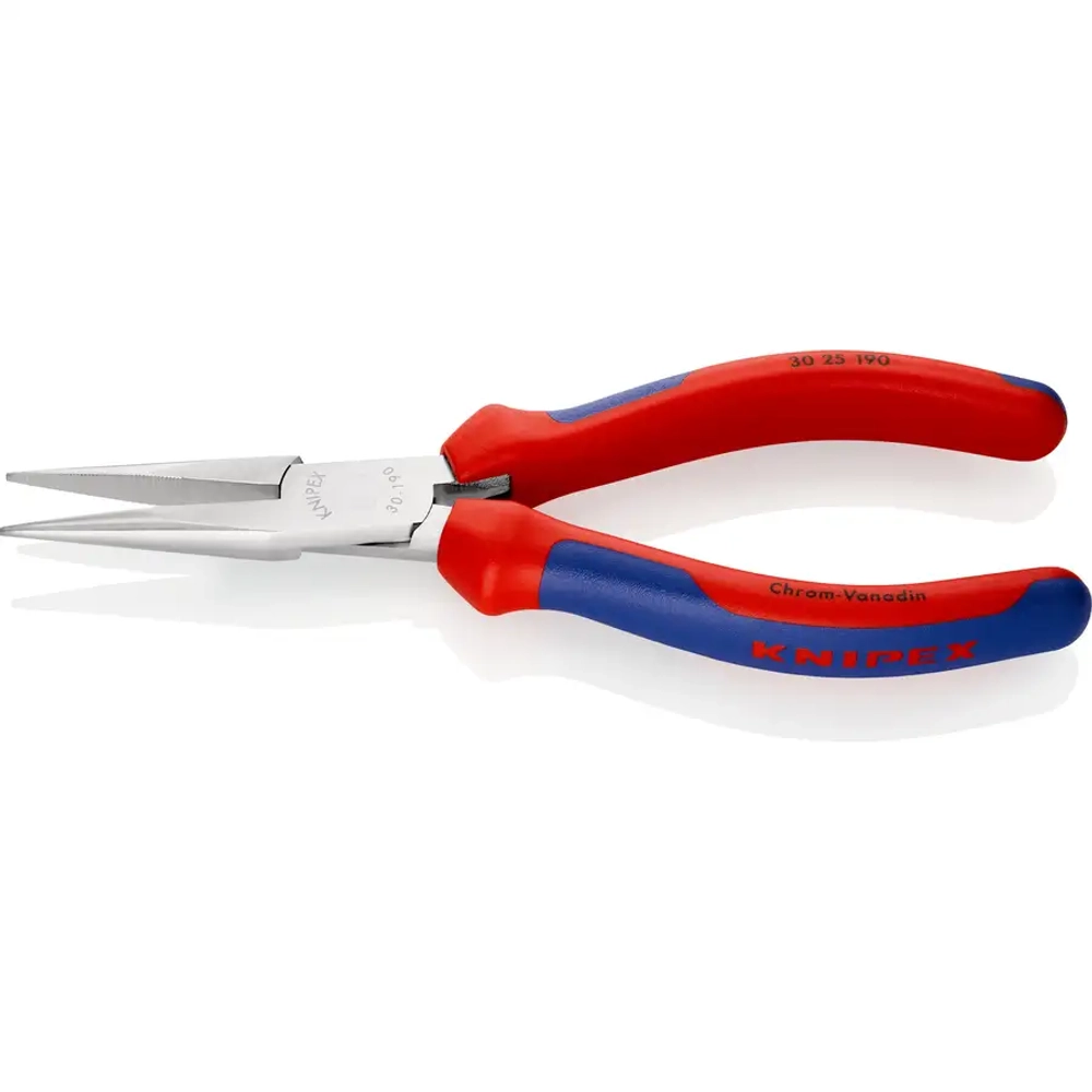 Длинногубцы хромированные 190 мм Knipex 30 25 190