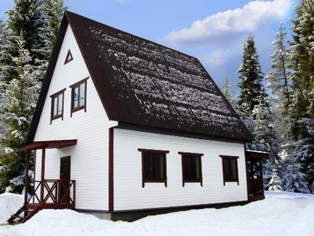 Сайдинг виниловый FineBer Standart Classic Color белый 3660х205мм