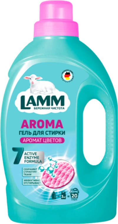 Lamm Гель для стирки 1,3л Аромат цветов