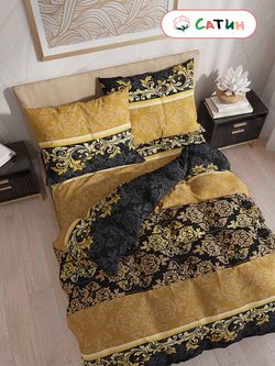 Пододеяльник сатин Milky Garden "Афины" 1,5-спальный на молнии 145x215 см