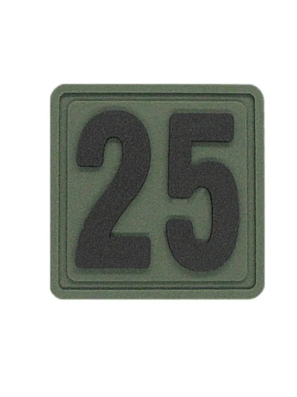 Шеврон "25" Внимание! Размер 2.5х2.5 см