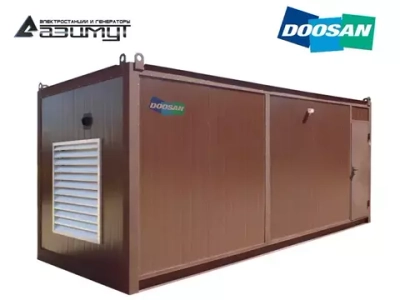 Дизельный генератор Азимут АД-320С-Т400-2РНМ17 Doosan в контейнере с автозапуском