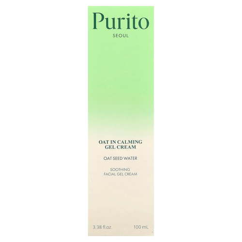 Purito, успокаивающий гель-крем с овсом, 100 мл (3,38 жидк. унции)