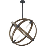 люстра Buckley 6 Light 28 inch Whiskey Wood Pendant Ceiling Light