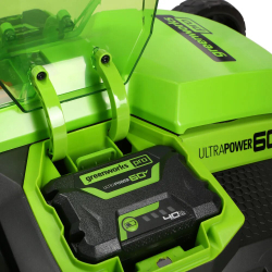 Газонокосилка аккумуляторная самоходная 61 см ТwinForсe Greenworks 60V GD60LM61 2519107, бесщеточная, без АКБ и ЗУ
