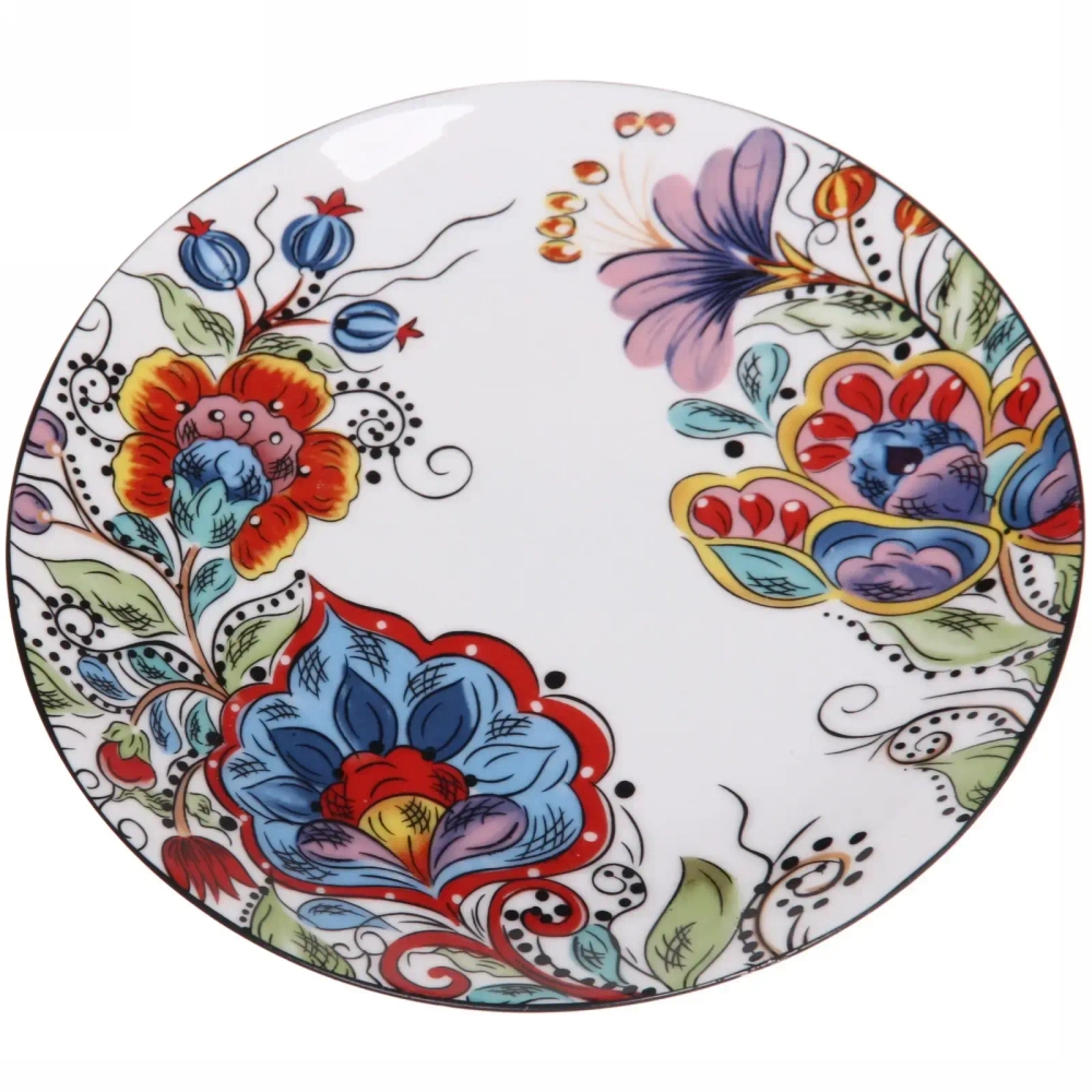Тарелка керамическая «Magic Flower» 17,5*1,6см