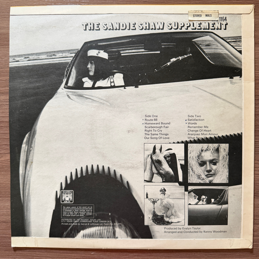 Sandie Shaw ‎– The Sandie Shaw Supplement (Англия 1969г.)