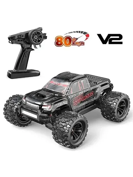 Радиоуправляемый монстр MJX Hyper Go 10208  Brushless 4WD 2.4G LED 1/10, без З/У и акб MJX-10208