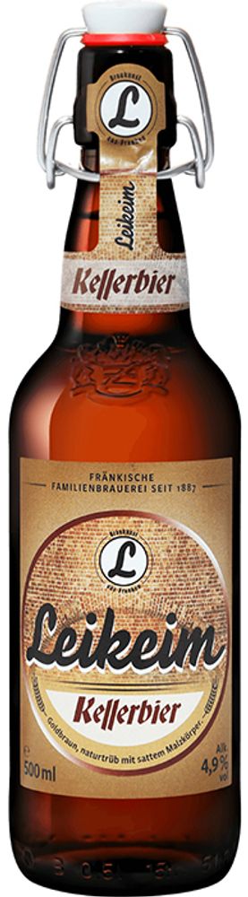 Пиво Лайкайм Келлербир / Leikeim Kellerbier 0.5 - стекло